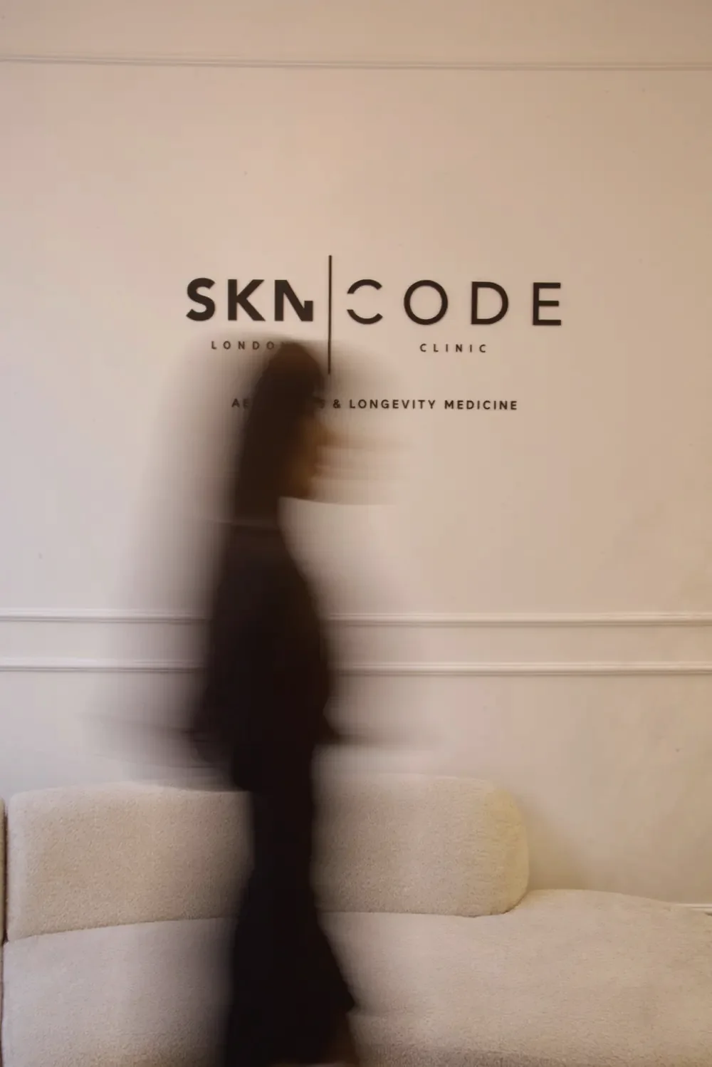 Reception at SKNCode London Clinic, 50 Great Portland Street